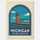 Search for lighthouse magnets Illustration