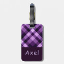 Search for plaid luggage tags Purple
