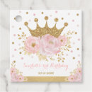 Search for royal princess birthday favor tags For kids