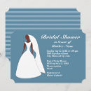 Search for african american bridal shower invitations Gown