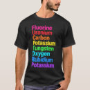 Search for periodic table tshirts Chemistry