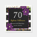 Search for black floral napkins Black and gold