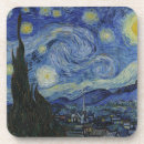 Search for starry night cork coasters vincent van gogh