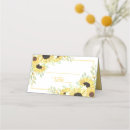 Search for sunflower place cards Yellow floral