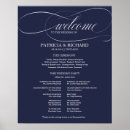Search for navy wedding programs Calligraphy