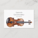 Search for violin teacher business cards Musician