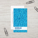 Search for swimming pool contractors business cards Cleaning