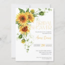 Search for sunflower shower invitations Gingham