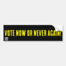 Search for never again bumper stickers Election