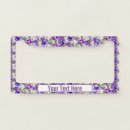 Search for floral license plate frames Flowers