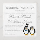 Search for penguin wedding invitations Cute