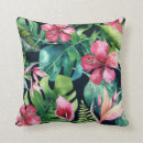 Search for hibiscus pillows Paradise