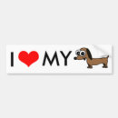 Search for dachshund bumper stickers Animal