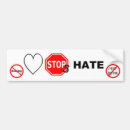 Search for stop hate bumper stickers Bullying