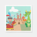 Search for dragons napkins Fairy tale