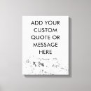 Search for text canvas prints Quote