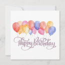 Search for watercolor balloon art cards Happy
