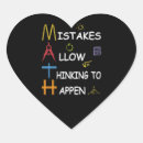 Search for mistakes allow thinking to happen Education