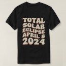 Search for solar eclipse 2024 tshirts Astronomer