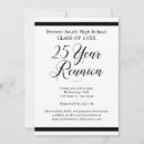 Search for 25 year reunion invitations Elegant