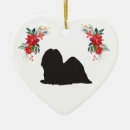 Search for lhasa apso ornaments Red