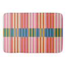 Search for blue and orange bath mats Stripes
