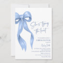 Search for tying the knot bridal shower invitations Typography simple minimal chic