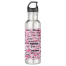 Search for breast cancer water bottles Fighter