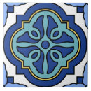 Search for blue moroccan pattern tiles Vintage