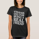Search for for being a friend thank you tshirts Retro