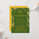 Search for green class reunion invitations Gold