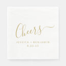 Search for gold and white wedding napkins Minimalist