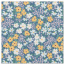 Search for cottage floral fabric White