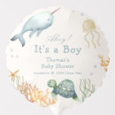Search for baby boy balloons Under the sea