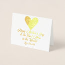 Search for gold foil note cards Script