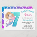 Search for princess 7th birthday invitations Party