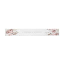 Search for floral wedding invitation belly bands Blush
