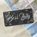 Search for lady license plates Car