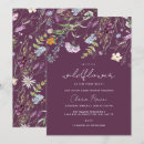Search for purple baby shower invitations Wildflower