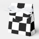 Search for black and white checkered favor boxes Classic