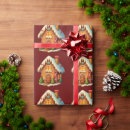 Search for gingerbread house wrapping paper Winter