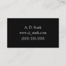 Search for edgy business cards Black and white
