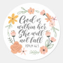 Search for floral bible verse stickers God
