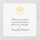 Search for royalty wedding invitations Crown