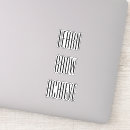 Search for success stickers Quote