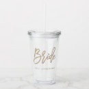 Search for plastic party drinkware Bride