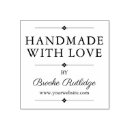 Search for handmade with love rubber stamps Minimalist