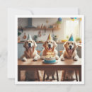 Search for golden retriever birthday invitations Dog