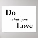 Search for do what you love posters Work