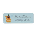 Search for cat christmas return address labels Modern